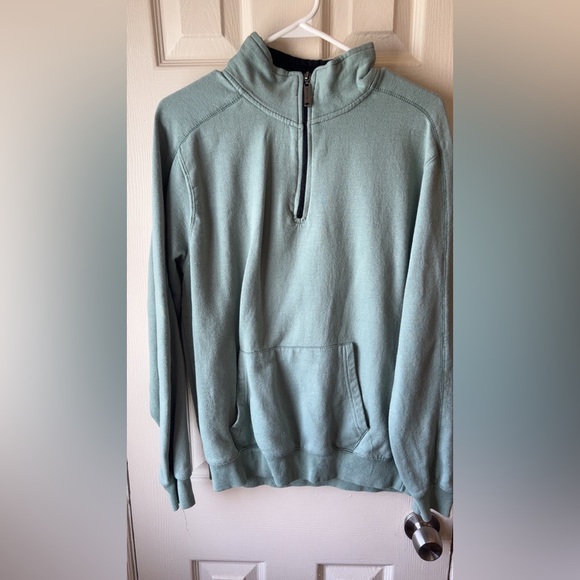 Kenneth Cole Mint Green Zip-Up Sweater - Picture 1 of 3